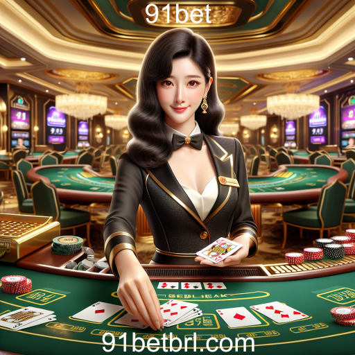 A Emoção do Cassino Ao Vivo no 91bet